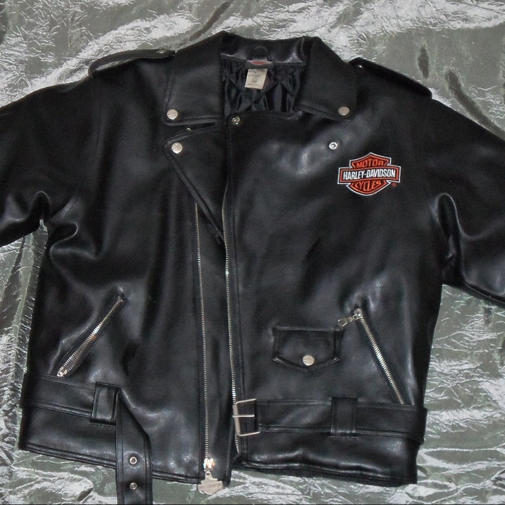 Harley Davidson Leather Men's Jacket Size L